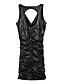  TS Open Back Gathered Bodycon Dress