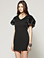  TS V Neck Butterfly Sleeves Dress