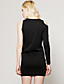  ts ausgeschnitten mini one Ärmel Kleid