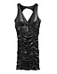 TS Open Back Gathered Bodycon Dress
