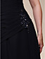  A-line Off-the-shoulder Floor-length Chiffon Evening Dress