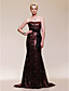  Trumpet/ Mermaid Strapless Court Train Sequined Evening Dress