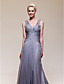  BERNESSA - Robe de Soirée Mousseline Satin