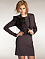  Superior Shoulder Long Sleeves Round Neckline Dress / Women's Dresses (FF-A-BI0853003)