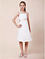  A-line Spaghetti Straps Knee-length Chiffon Junior Bridesmaid Dress