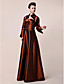  A-line Strapless Floor-length Taffeta Mother of the Bride Dress With A Wrap