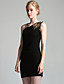  TS Asymmetrical Embellish Shoulder Dress