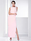  Chiffon Sheath/ Column Floor-length Evening Dress inspired by Ashley Greene at Cannes Film Festival