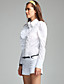  ts livelli volant decorato maglia manica lunga camicia collo corpo