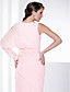  Chiffon Sheath/ Column Floor-length Evening Dress inspired by Ashley Greene at Cannes Film Festival