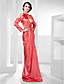  Charmeuse Sheath/ Column Scoop Floor-length Evening Dress inspired by Rosie Huntington-Whiteley