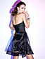  A-line Sweetheart Knee-length Taffeta Organza Cocktail Dress