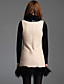  TS Feather Trimmed PU pocket Party Dress