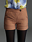  ts plegado de alta shorts de lana de cintura