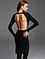  ts backless Longsleeve BodyCon Kleid (weitere Farben)
