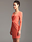  TS Quarter Sleeve Ruched Bodycon Jersey Dress