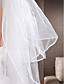  Three-tier Chapel Wedding Veils With Ribbon Edge