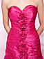  Sheath/Column Strapless Sweetheart Short/Mini Taffeta Cocktail Dress