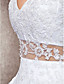  A-line V-neck Cathedral Train Lace Taffeta Wedding Dress