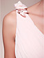  A-line V-neck Floor-length Chiffon Mother of the Bride Dress