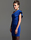  ts gelaagde ruches een schouder bodycon jurk (meer kleuren)