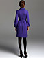  TS Turtle Neck Wool Blend Knit Dress