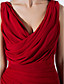  Sheath/Column Cowl Sweep/Brush Train Chiffon Evening Dress