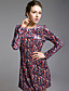  TS VINTAGE Wild Flower Velvet Lantern Dress