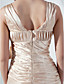  Trumpet/Mermaid V-neck Sweep/Brush Train Charmeuse Evening Dress