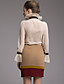  TS Tri Color Long Wool Blended Skirt