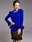  ts plisseret krave bluse shirt