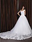  IMEYNA - Vestido de Noiva em Organza e Cetim