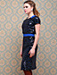  TS VINTAGE Dotted Backless Sequin Dress