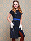  TS VINTAGE Dotted Backless Sequin Dress