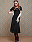  TS VINTAGE Feminine Fishtail Over-Knee Dress