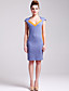  TS Colorblock Bodycon Dress