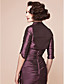  Sheath/Column Spaghetti Strap Short/Mini Taffeta Mother Of The Bride Dress