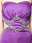  Sheath/Column Sweetheart Floor-length Elastic Woven Satin Evening Dress