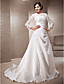  ELMA - Abito da Sposa in Raso e Pizzo