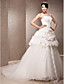  HOLPURGA - Abito da Sposa in Taffetà e Tulle