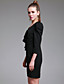  ts ruffle hals 3/4 erme kjolen