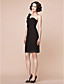  Sheath/Column One Shoulder Knee-length Chiffon Mother Of The Bride Dress