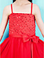  Chiffon Ankle-length Spaghetti Strap Junior Bridesmaid Dress