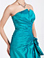  Trumpet/Mermaid Strapless Floor-length Taffeta Bridesmaid Dress