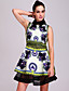  ts persa vestido bainha impressa