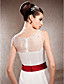  Trumpet/Mermaid Bateau Neck Court Train Satin Wedding Dress