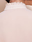  puff ts camisa blusa de encaje de gasa