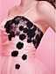  A-line Spaghetti Straps Short / Mini Taffeta Tulle Cocktail Dress