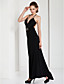  Sheath/ Column Spaghetti Straps Floor-length Jersey Evening Dress