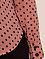  ts de bolinhas babados camisa blusa chiffon
